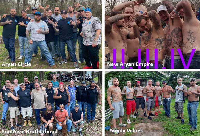 Facebook: The Platform of Choice for White Supremacist Prison Gangs 
