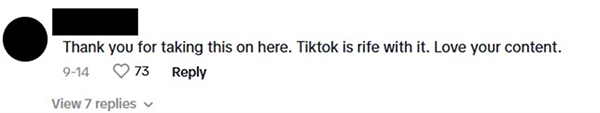 Sliding Through, TikTok report image