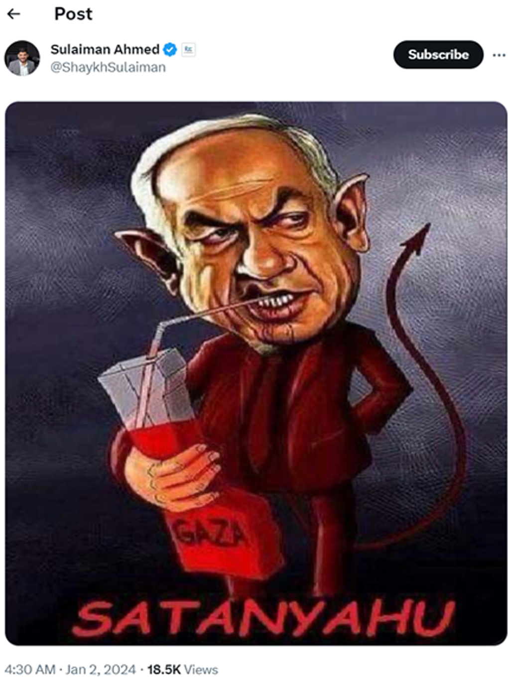 blood libel cartoon