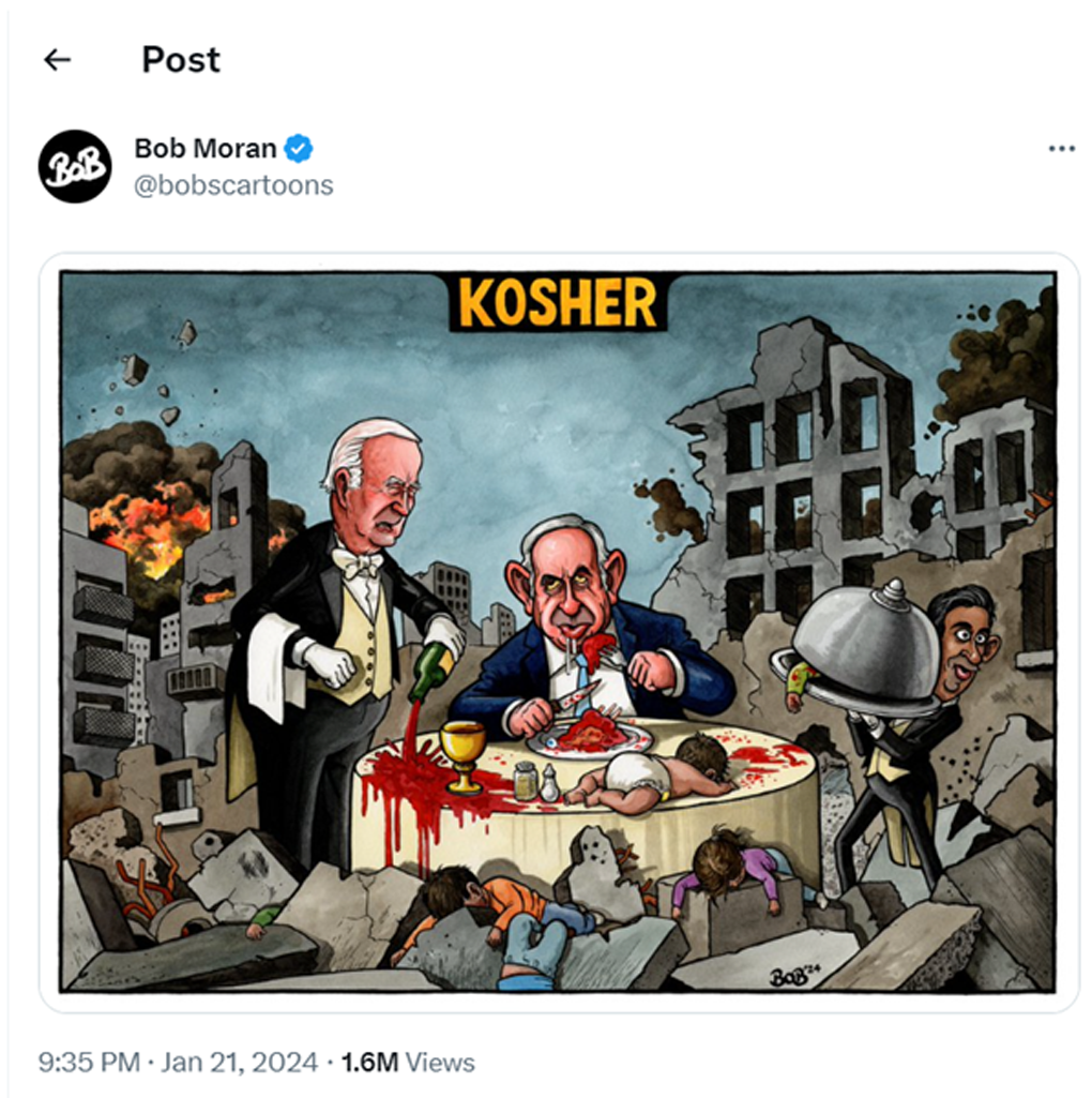 blood libel cartoon