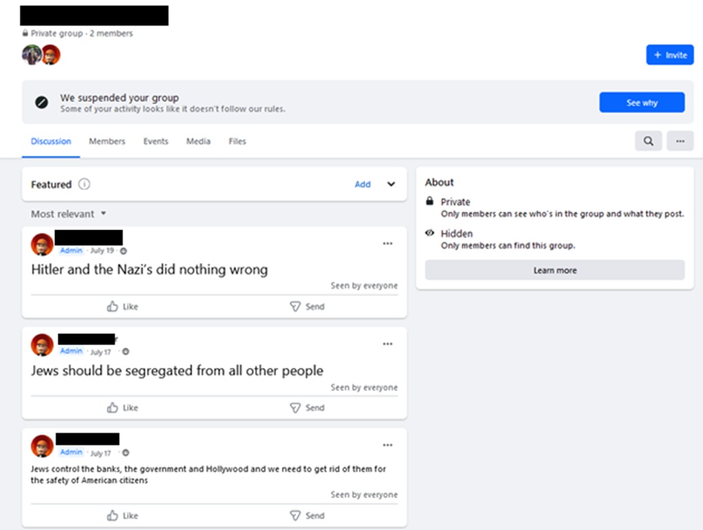 Image 7: Facebook group.