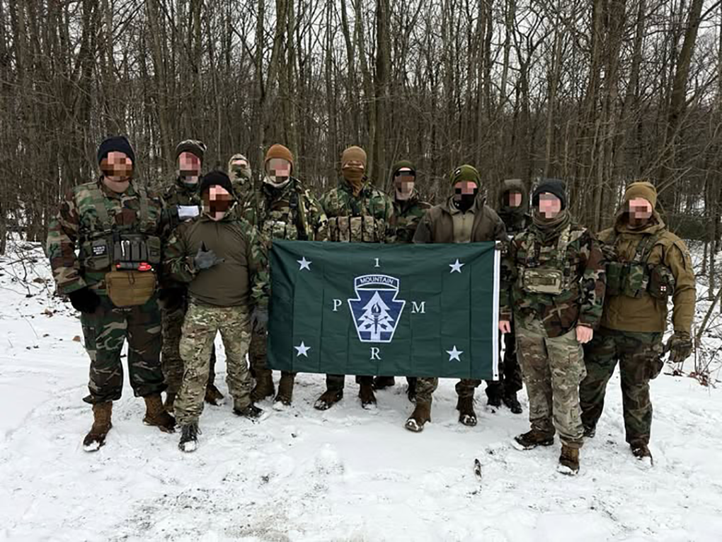 1st PMR winter field training exercise group picture. (Instagram/Screenshot)