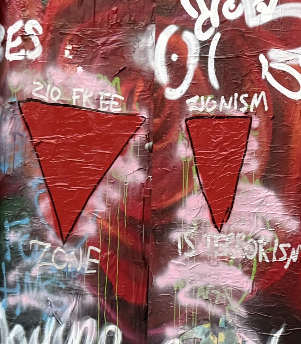 NYC state of antisemitism red triangles