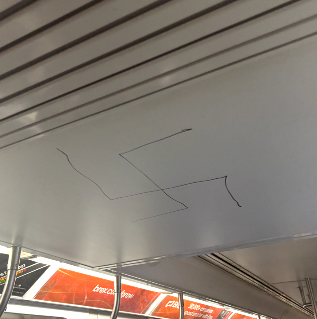 NYC state of antisemitism swastika