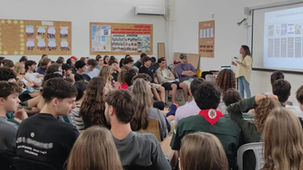 Student participants of an ADL program in israel