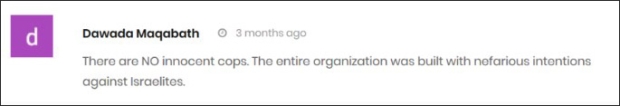 Dawada Maqabath Online Post on Gavin Long on Cops