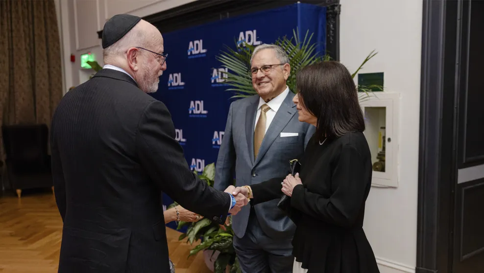 From Left to Right: ADL Regional Board Chair Doug Stanger, Stanley C. Middleman, Roslyn Middleman