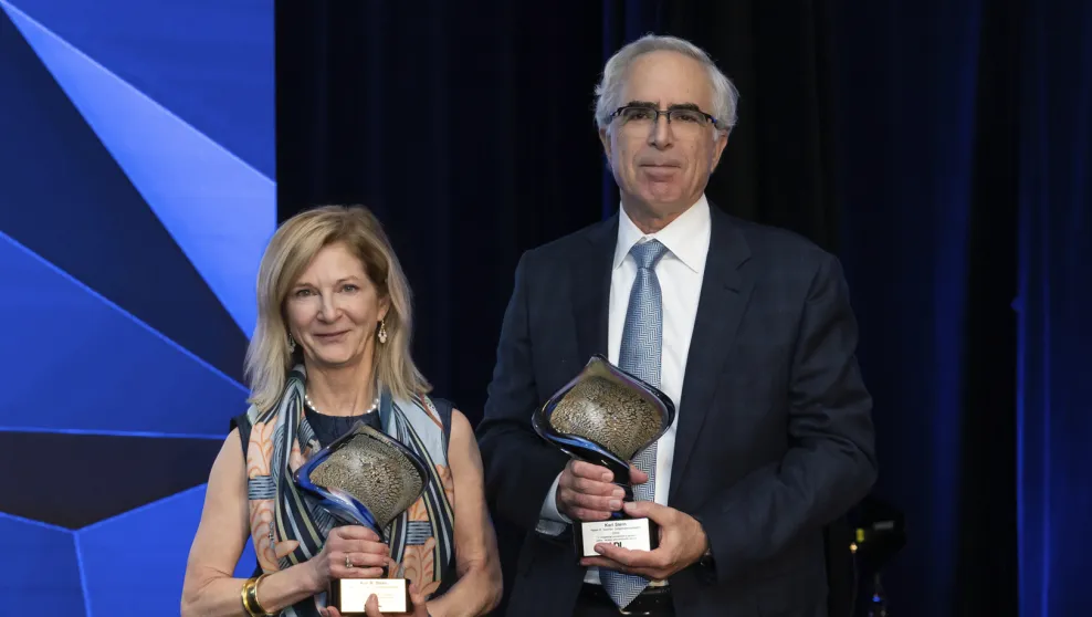 Ann B Stern &amp; Karl Stern at the 2026 Karen H. Susman Jurisprudence Award Luncheon