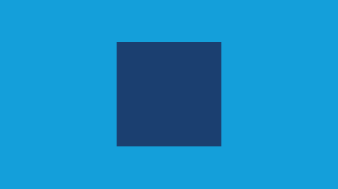 Blue square icon