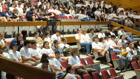 Participants at an ADL Israel lecture