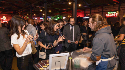 Guests enjoy tastings and connect with local culinary talent at ADL Midwest’s Chefs Against Hate, 2025.