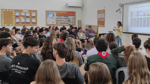 Student participants of an ADL program in israel