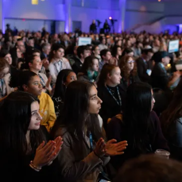 Young adults attending Never Is Now 2022