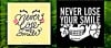 A video using a “Never Lose Your Smile” image and hashtag, along with #austrianpainter hashtag